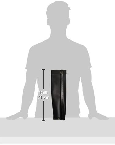 VAH - Stabiler Pfeil-Köcher aus Kunstleder für Kinder, mit Tragegurt [Strapazierfähige Ausführung | Innentiefe 38cm | mit Holzboden | verstellbarer Tragegurt aus Kunstleder | Köcher für lange Bogenpfeile