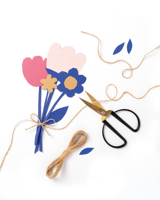 Bastelschere – goldfarben, 14,5 cm – präzise Schere für Papier & Bastelarbeiten