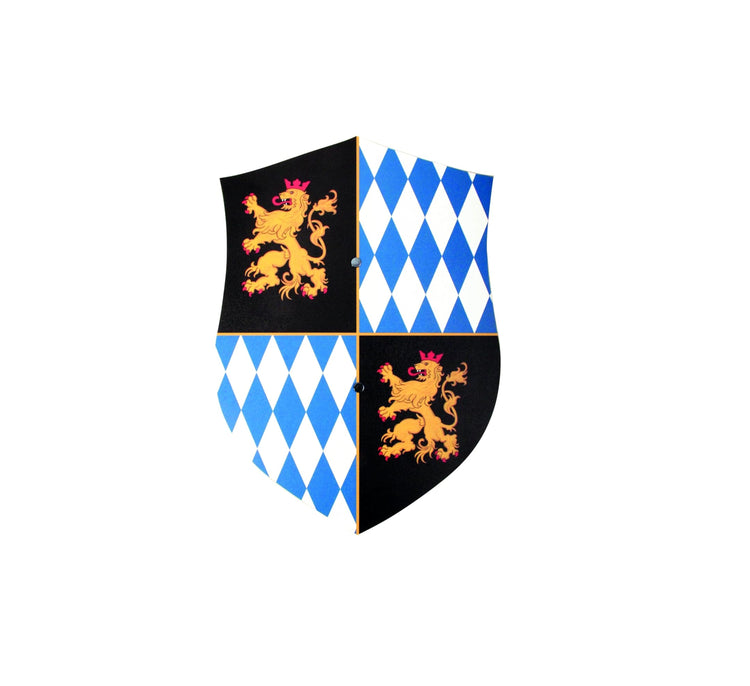 V A H - Holz-Schild Ludwig blau/weiß  [Geschichte spielend erleben | echtes Handwerk | Made in Germany]