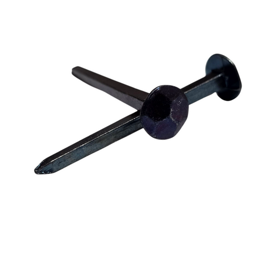 Ankernagel , 60 mm lang, 10 Stück / Nagel mit gehämmertem Kopf