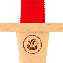 Mini-Set Snorre Schild Ø 25cm+Dolch 32cm rot Spielzeugmanufaktur Vah