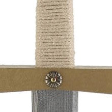 Stabiles, Robustes Holz-Ritter-Schwert Excalibur prunk Länge ca. 66cm
