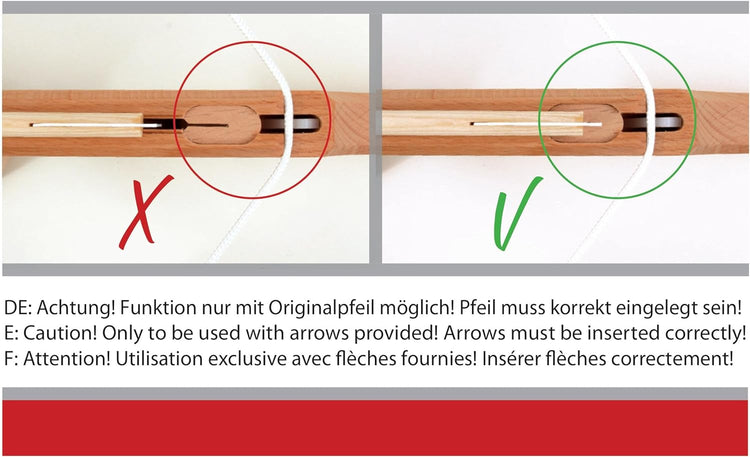 VAH - Stabile Prinzessinen Kinder-Armbrust aus Echtholz inkl. 3 Sicherheitspfeilen, farbenfroher Einhorn-Druck [Made in Germany | Stabile Ausführung aus Federstahl und Buche | Saugpfeile aus Kiefer]
