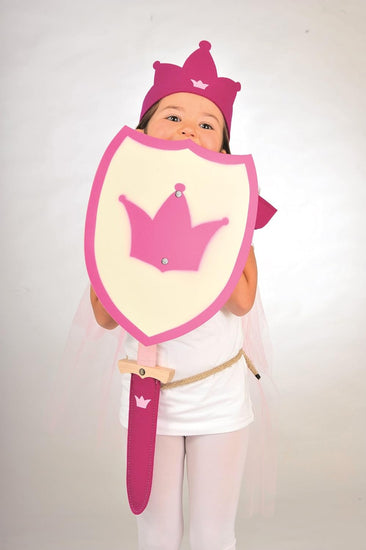 Dolch-Set - Princess 35cm Lang, Scheide 100% Wollfilz, mit edler Brandprägung und Griffwicklung aus 100% Baumwolle