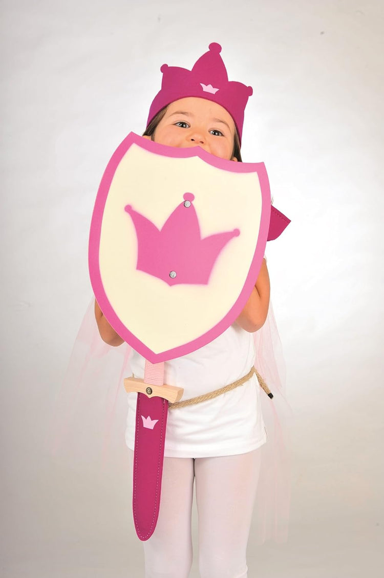 Dolch-Set - Princess 35cm Lang, Scheide 100% Wollfilz, mit edler Brandprägung und Griffwicklung aus 100% Baumwolle