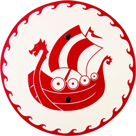 Mini-Set Snorre Schild Ø 25cm+Dolch 32cm rot Spielzeugmanufaktur Vah