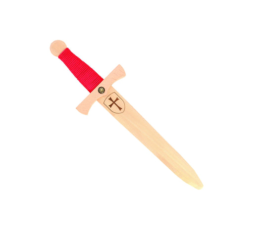 V A H - Templerdolchset aus Holz mit Scheide und Bindegürtel [Geschichte spielend erleben | Made in Germany | echtes Handwerk] (Kopie)