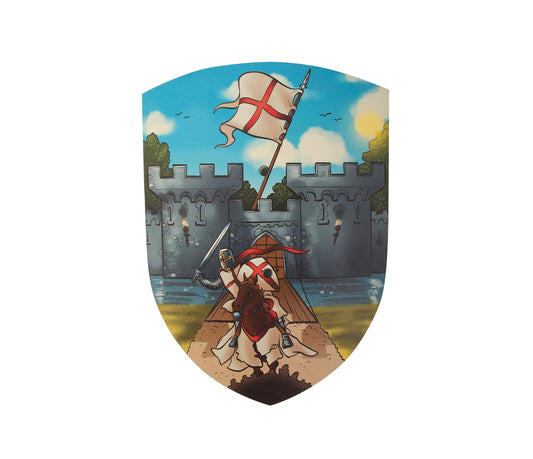 Schild Camelot aus Holz 27x37cm Spielzeugmanufaktur Vah