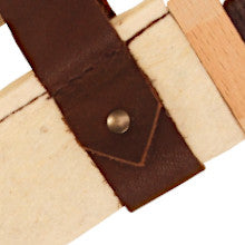 VAH - Wikinger-Set, Sax aus Buchen-Holz mit Brandprägung Hugin & Munin + Wollfilzscheide 32cm inkl. Jutekordel zum Umbinden Griffwicklung 100% Baumwolle