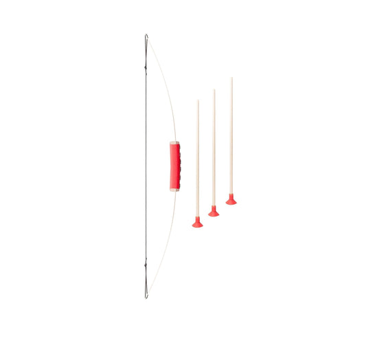 Kinder-Bogen inkl. 3 Saugnapf-Pfeilen und Pfeilführung für die Kleinsten Bogen 70cm