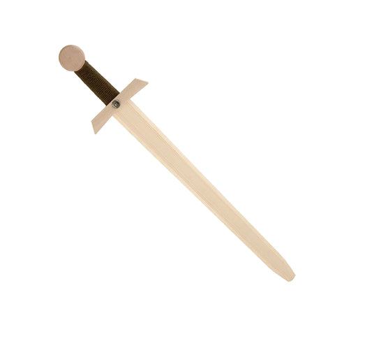 Excalibur Schwert-Set Natur, 66cm Länge mit Schwert-Scheide aus Filz
