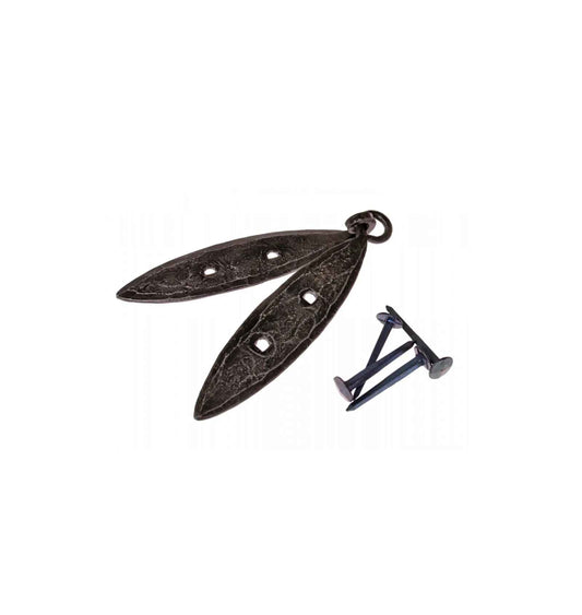 Geschmiedete Mittelalterliches Scharnier in Blattform